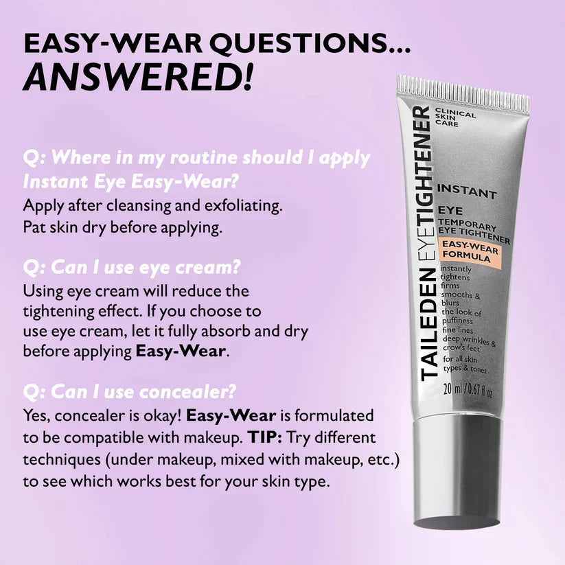 🌸 Final 3 Hours: 60%OFF🔥 Instant Eye Tightener Easy-Wear Formula With Brush Free!